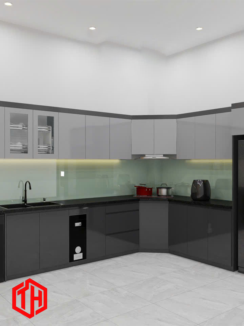 Mẫu Tủ Bếp Cao Cấp - TB-TH08